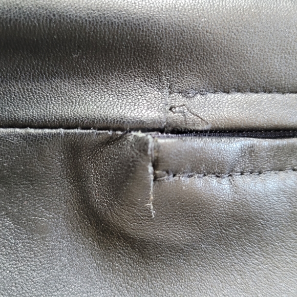 Wilsons Leather | Black Leather Midi Skirt - Picture 5 of 13